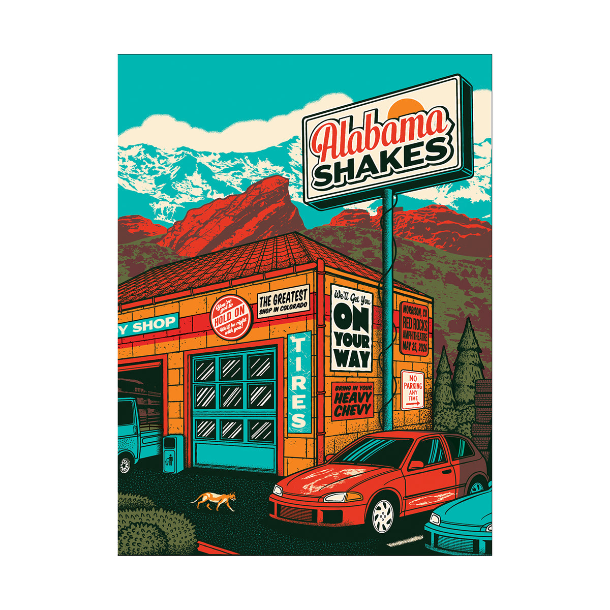 Red Rocks 2026 Night 2 Poster