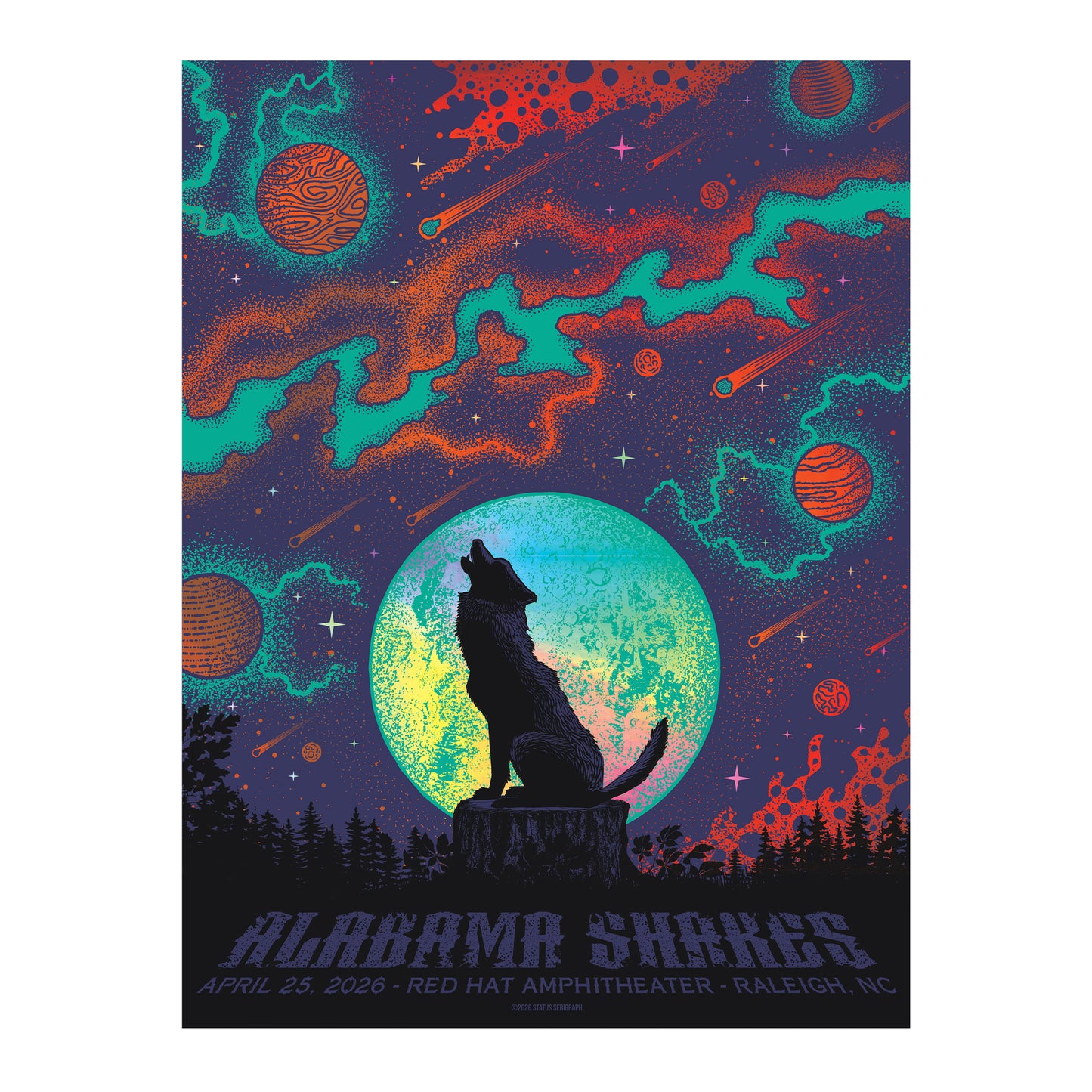 Raleigh NC 2026 Poster (FOIL)