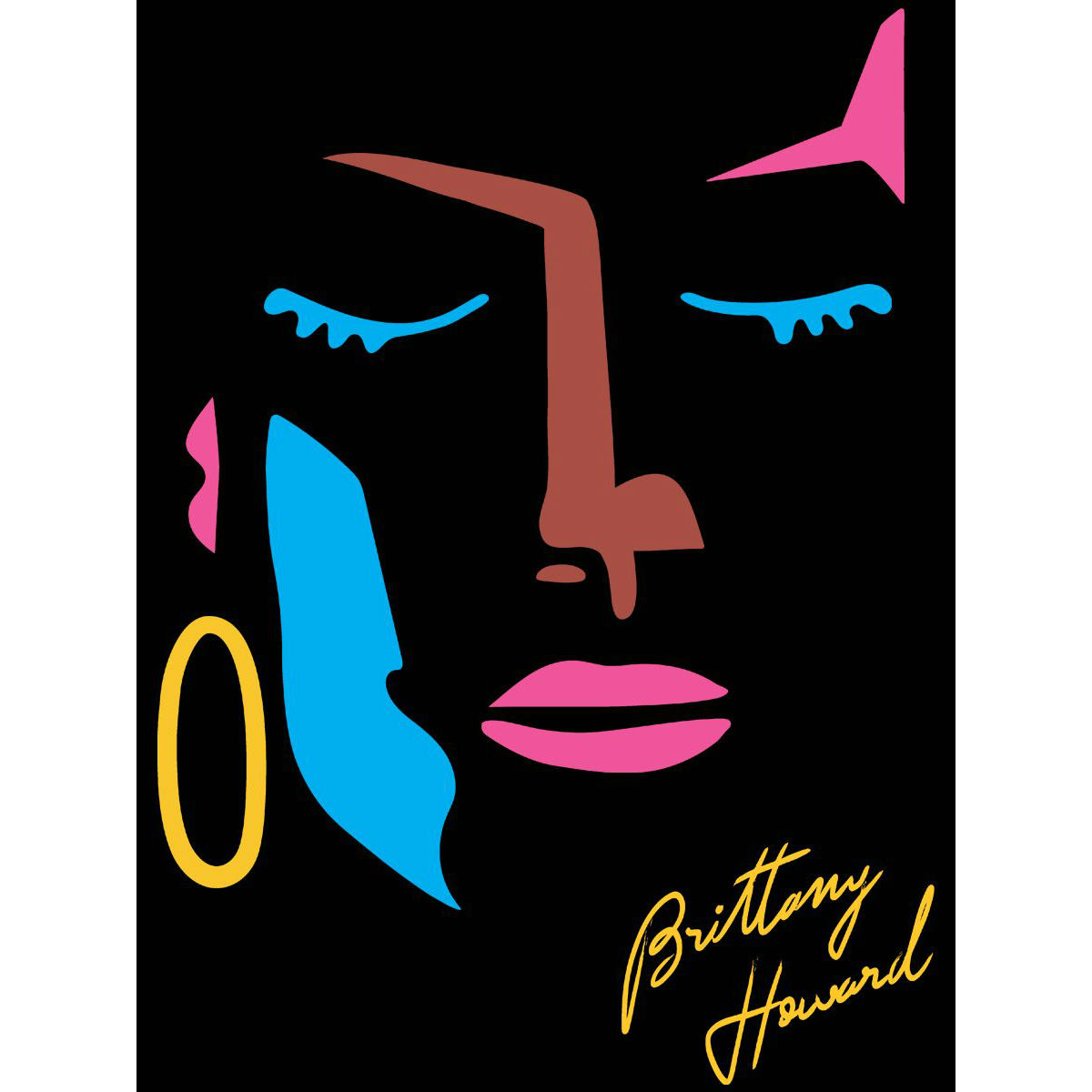 Abstract Face Sticker